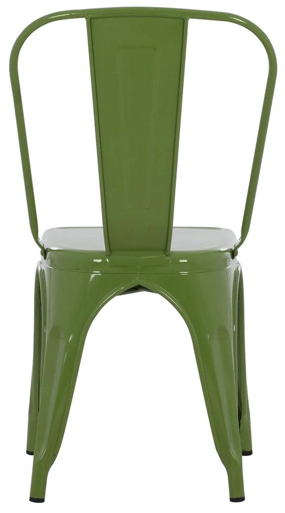 Καρέκλα Μεταλλική Melita-Pro Light Olive Green 44x47x84,5Υ εκ. 44x47x84.5 εκ.