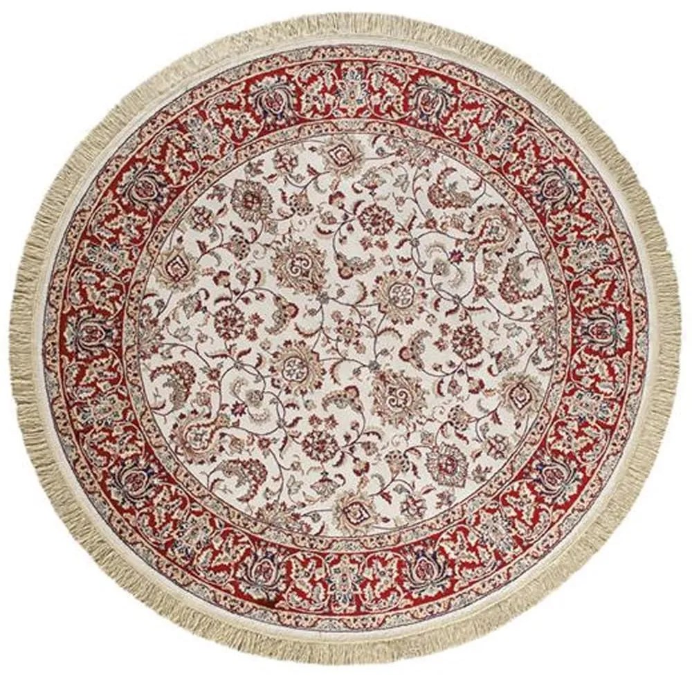 Χαλί Sonia 553/301440 - Cream-Red New Plan 160X160 Round