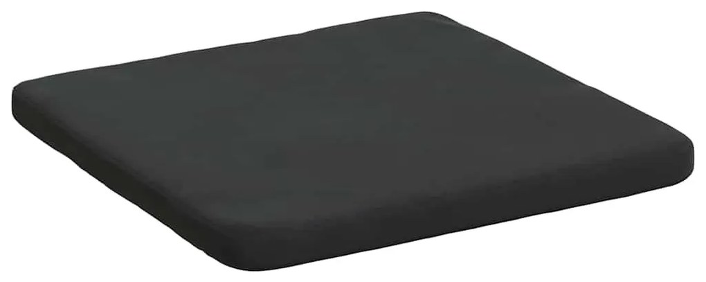 vidaXL Μαξιλάρια καθισμάτων 4 pcs Μαύρο 40 x 40 x 3 cm Βελούδο