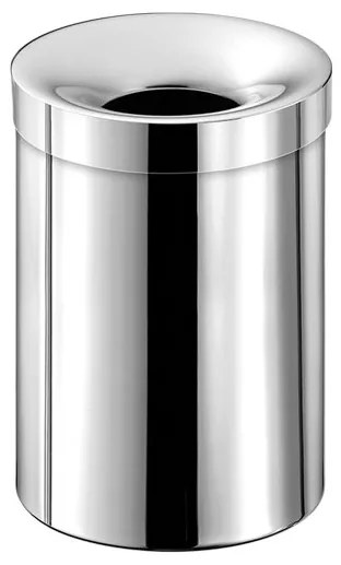 Χαρτοδοχείο Ανοιχτό 12lt   Ø25*H38,5 cm Χρωμέ Sanco Open Bins Brass Chrome 90654-A03