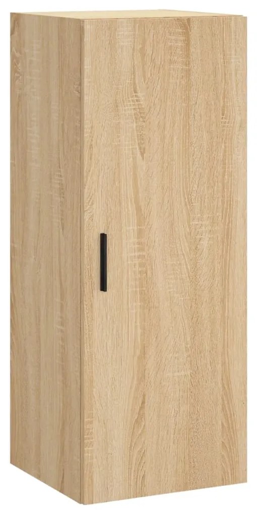 vidaXL Μπουφές Sonoma δρυς 34,5 x 34 x 180 εκ. από Επεξεργασμένο Ξύλο