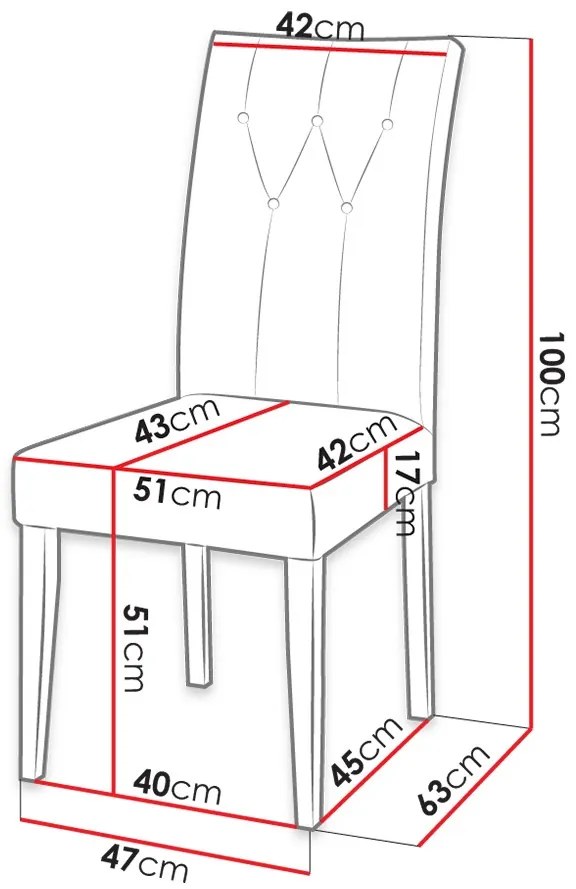 Καρέκλα Marcia S67 Plus-Mple