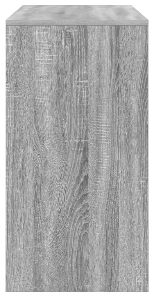 vidaXL Γραφείο Υπολογιστή Γκρι sonoma MDF 100 x 40 x 76 εκ. Απλό