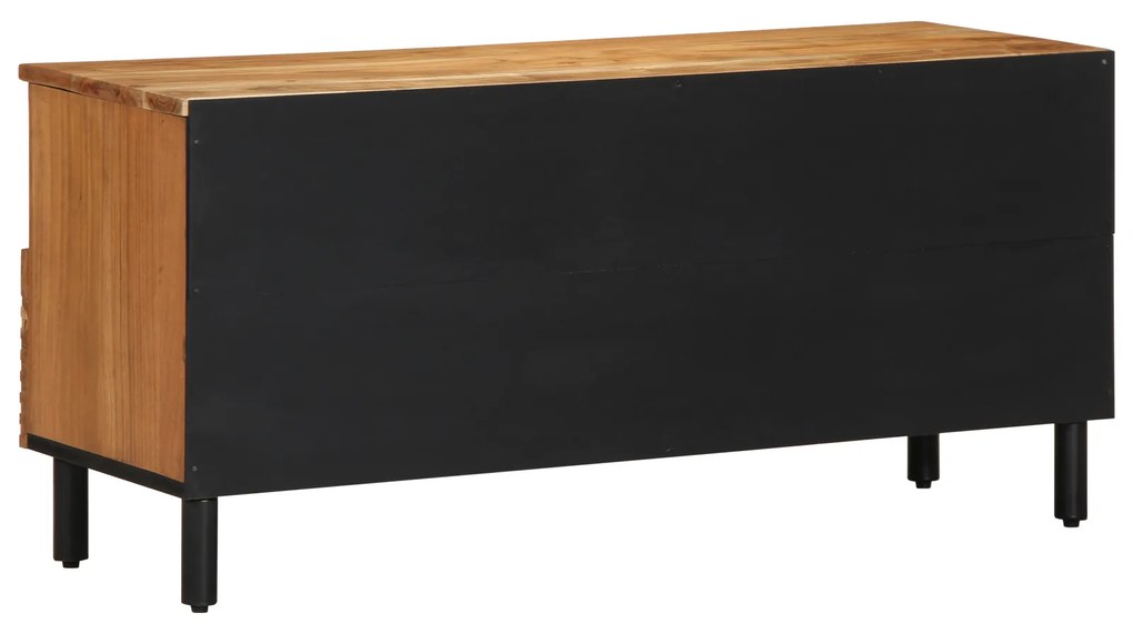 vidaXL Ντουλάπα τηλεόρασης 100x33,5x46 εκ. Μασίφ ξύλο ακακίας