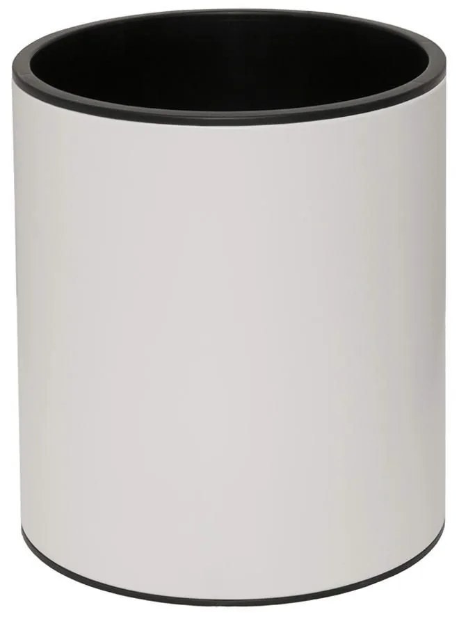 Κάδος Απορριμμάτων 5Lt 2024-033 Φ20x24cm White Pam &amp; Co Stainless Steel