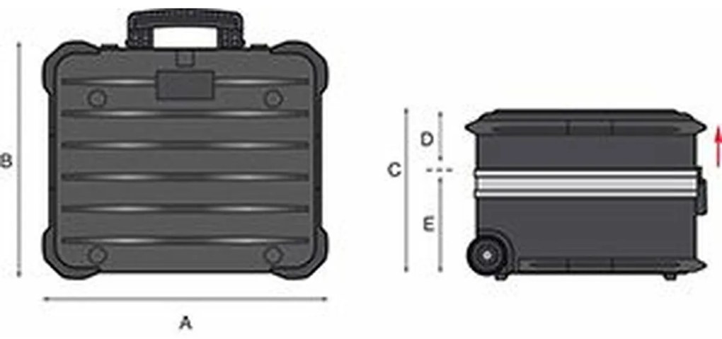 βαλιτσάκι με εργαλεία GT Line ROCKTURTLEPTS πολυεστέρας PVC Μέταλλο Αλουμίνιο πολυαιθυλένιο Φυσικό καουτσούκ