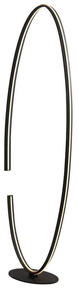 Φωτιστικό Δαπέδου Led-Clarke-PT Black Luce Ambiente Design Aluminium