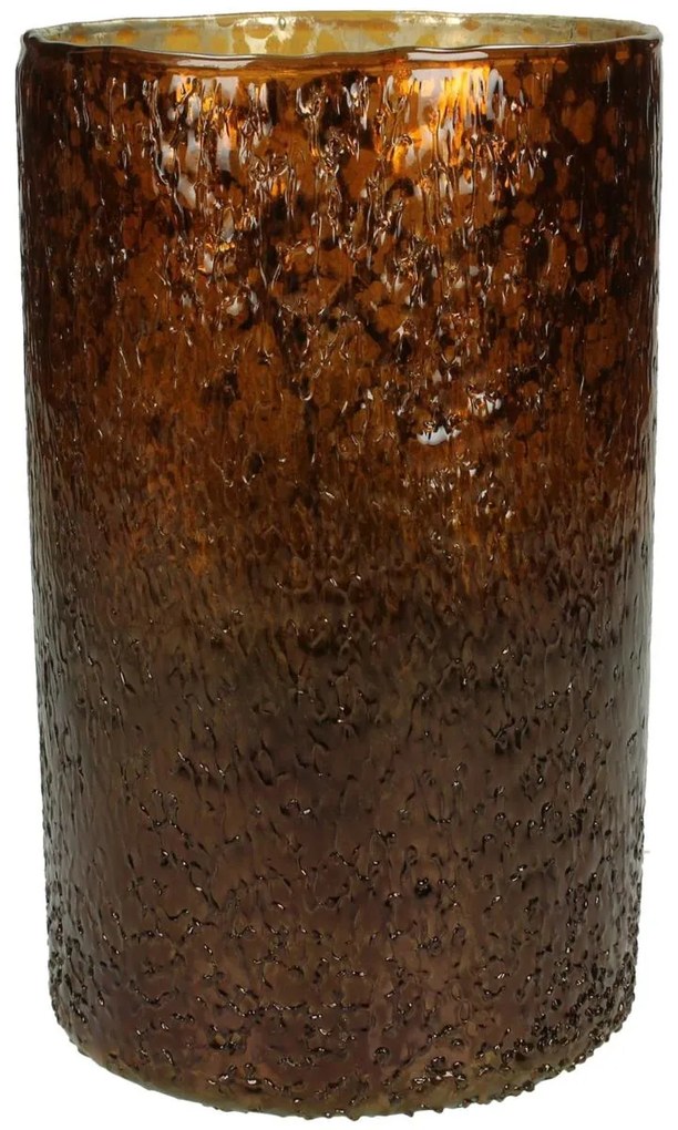 Κηροπήγιο ArteLibre Amber Γυαλί 12x12x20cm-05152855