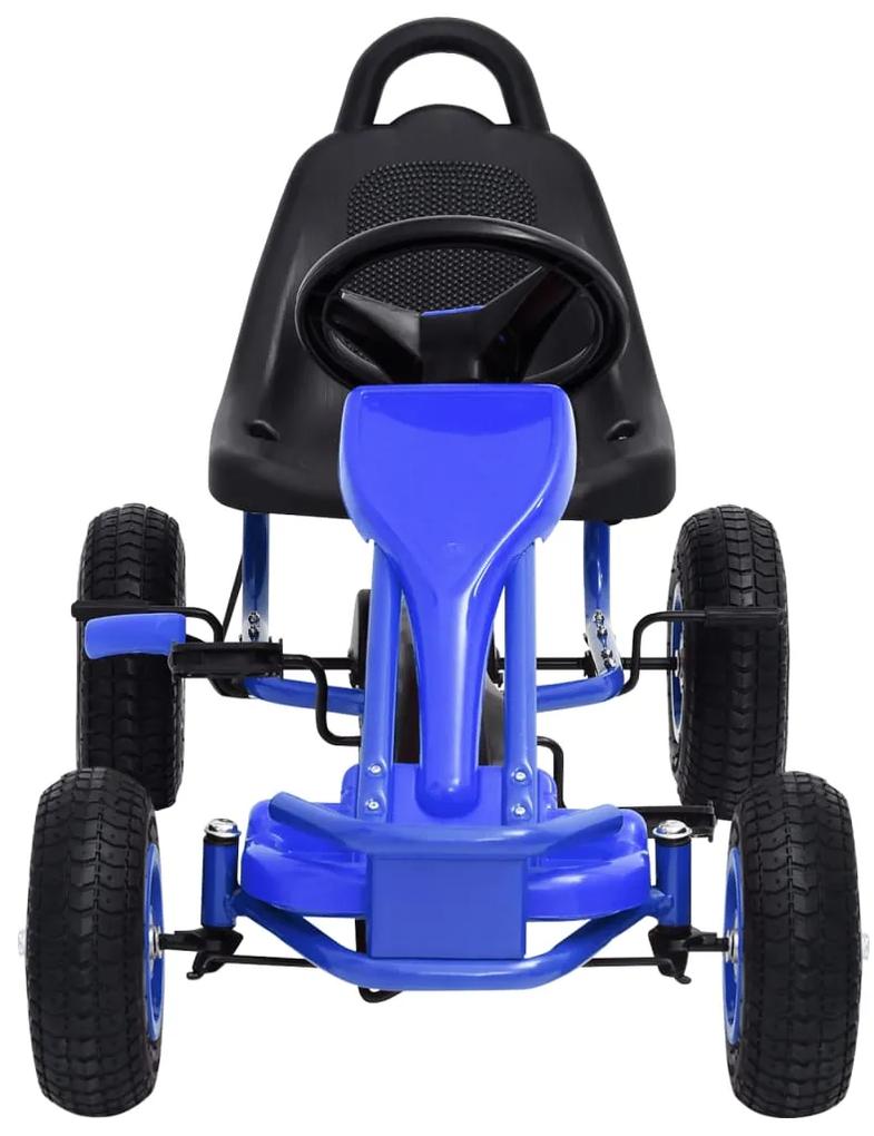 vidaXL Go Kart με Πετάλια και Λάστιχα Πεπιεσμένου Αέρα Μπλε
