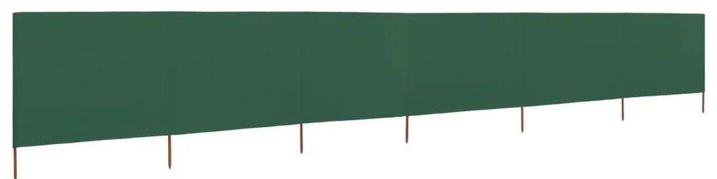vidaXL Προστατευτικό Αέρα με 6 Πάνελ Πράσινο 800 x 160 εκ. Υφασμάτινο