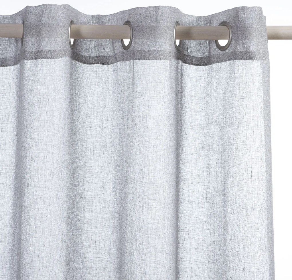 Κουρτίνα (140x265) Με Τρουκς Nef-Nef Homeware Lilla Γκρι