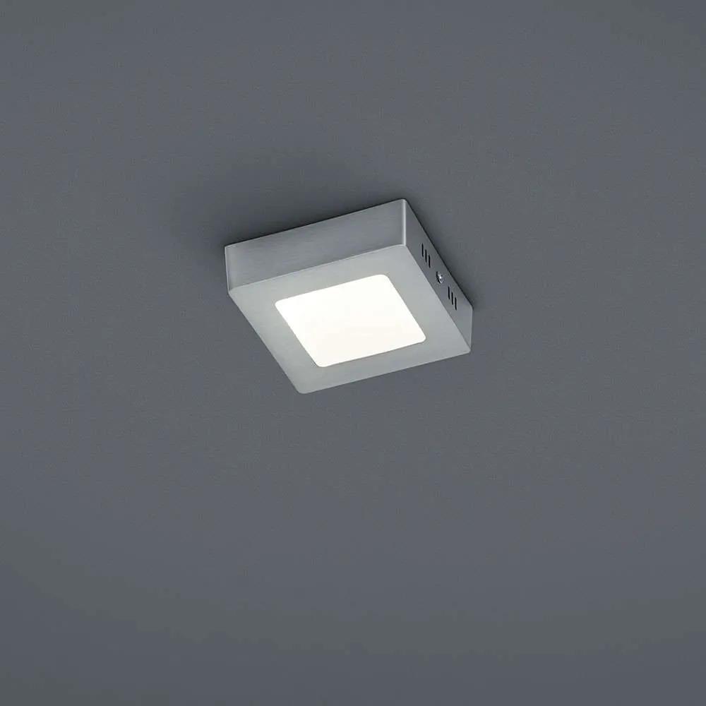 Φωτιστικό Οροφής - Πλαφονιέρα Led Zeus 657110607 12x12cm Nickel Trio Lighting Μέταλλο