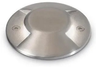 Σποτ Χωνευτό Στεγανό ROCKET-2 PT 3W από ατσάλι Ideal Lux-247151-Ασημί 247151