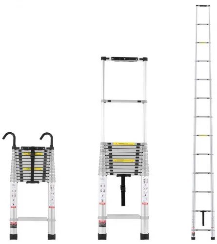 VEVOR Telescoping Extension Ladder 16.5FT Multi-button Retraction 419 LBS