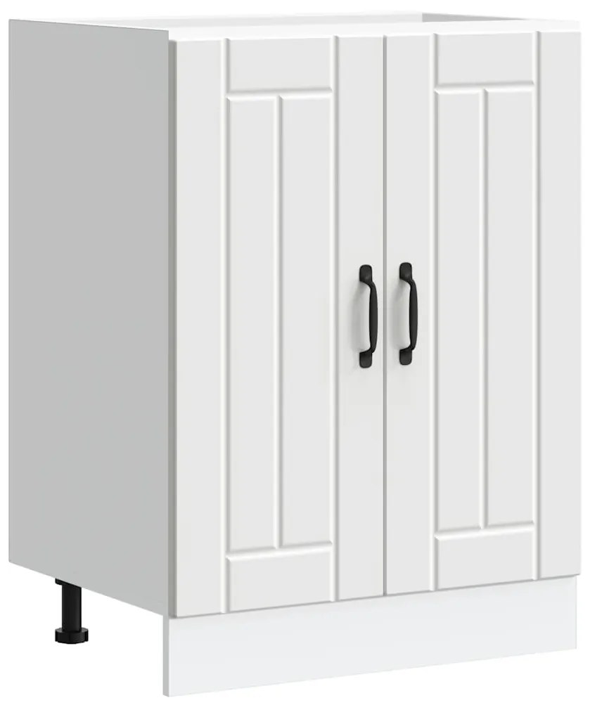 Ντουλάπι βάσης νεροχύτη "Lucca" Λευκό κατασκευασμένο ξύλο