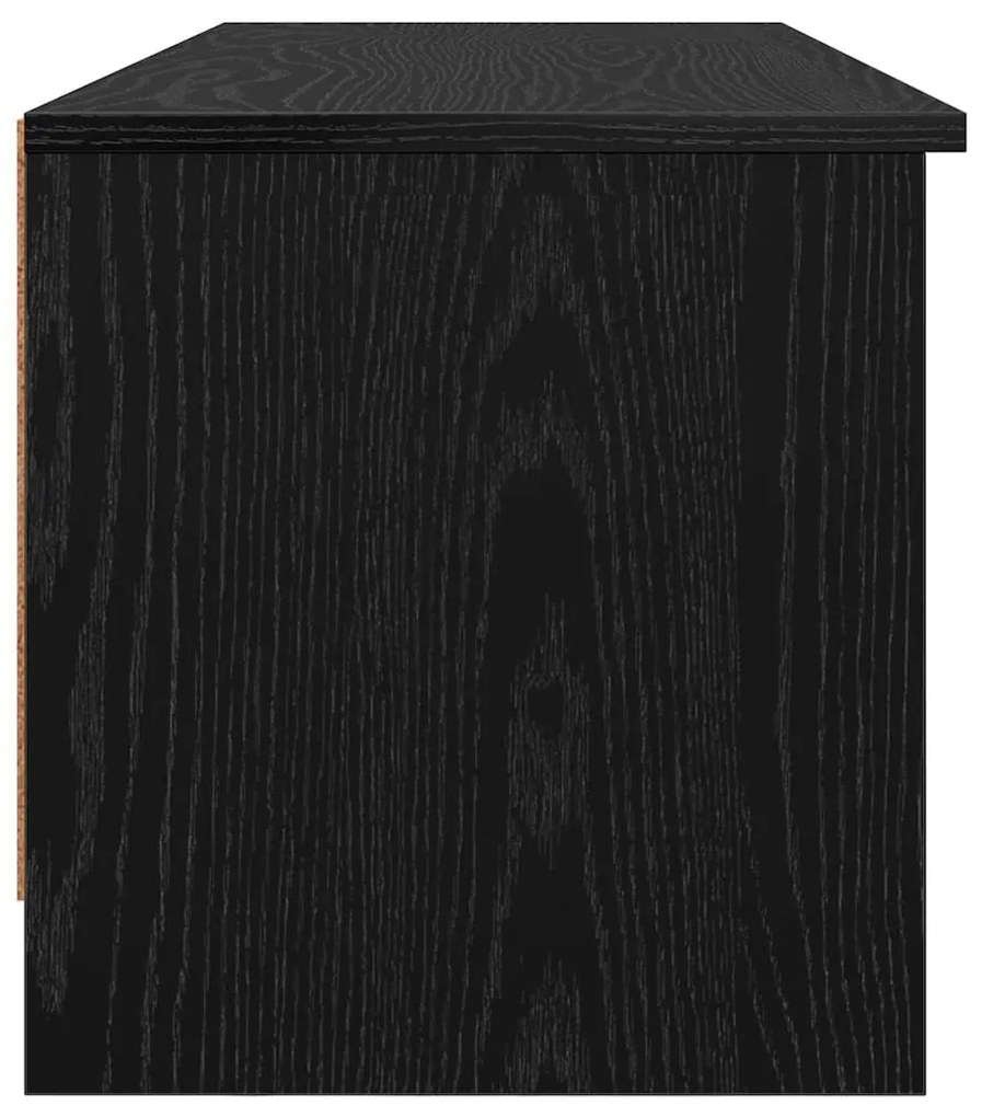 vidaXL Ντουλάπι TV Μαύρη Οξυά 102 x 35 x 36,5 εκ Επεξεργασμένο ξύλο