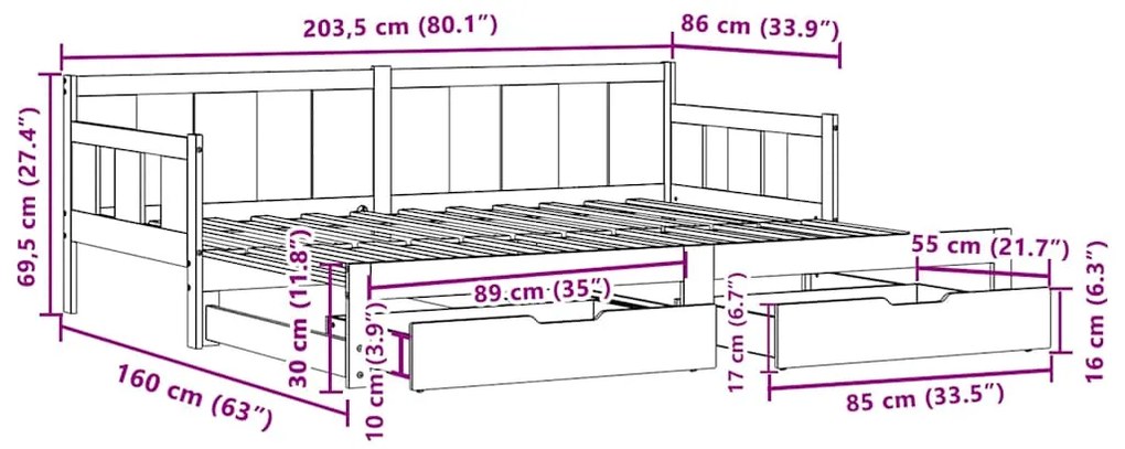 ΚΑΝΑΠΕΣ ΚΡΕΒΑΤΙ ΣΥΡΟΜΕΝΟΣ ΧΩΡΙΣ ΣΤΡΩΜΑ 80X200 ΕΚ. &amp; ΣΥΡΤΑΡΙΑ 3302228