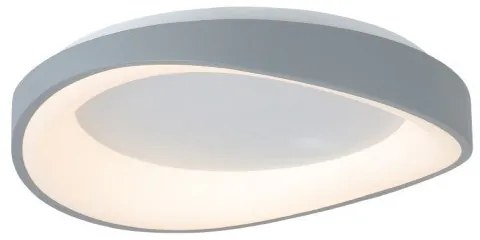Πλαφονιέρα Φωτιστικό Οροφής LED 72W 3CCT Μέταλλο-Ακρυλικό με Controller Inlight-42033-Gray-Γκρι 42033-Gray