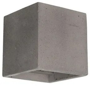Απλίκα φωτιστικό τοίχου Concrete από τσιμέντο Viokef-4096901-Γκρι 4096901