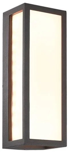 Απλίκα Φωτιστικό Τοίχου LED 10W IP65 Μαύρο E202 Zambelis-E202-Μαύρο E202