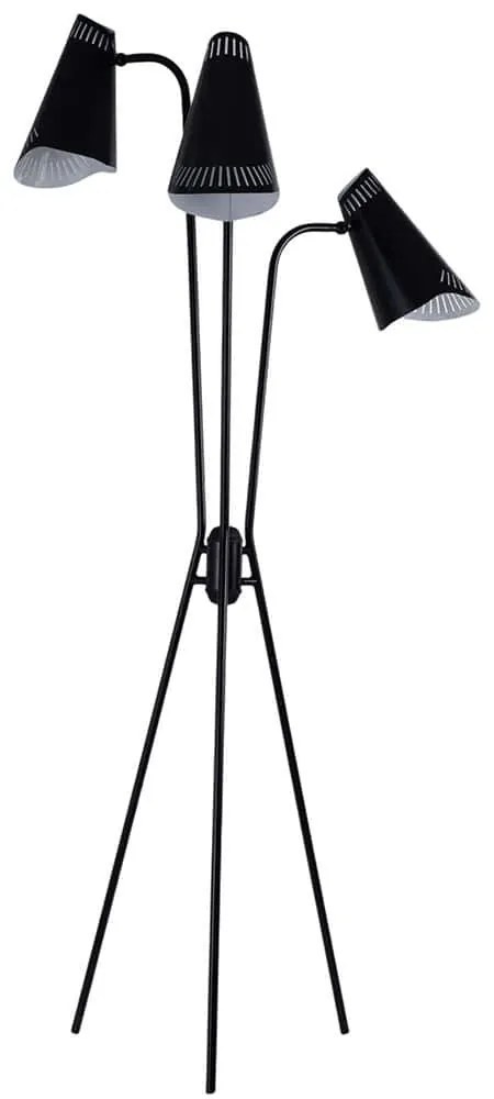 Φωτιστικό Δαπέδου 534LUN5466 Φ45x180cm 3xE27 40W Black Opviq