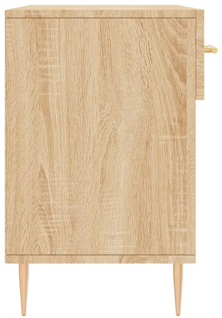 vidaXL Παπουτσοθήκη Sonoma Δρυς 102x35x55 εκ. από Επεξεργασμένο Ξύλο