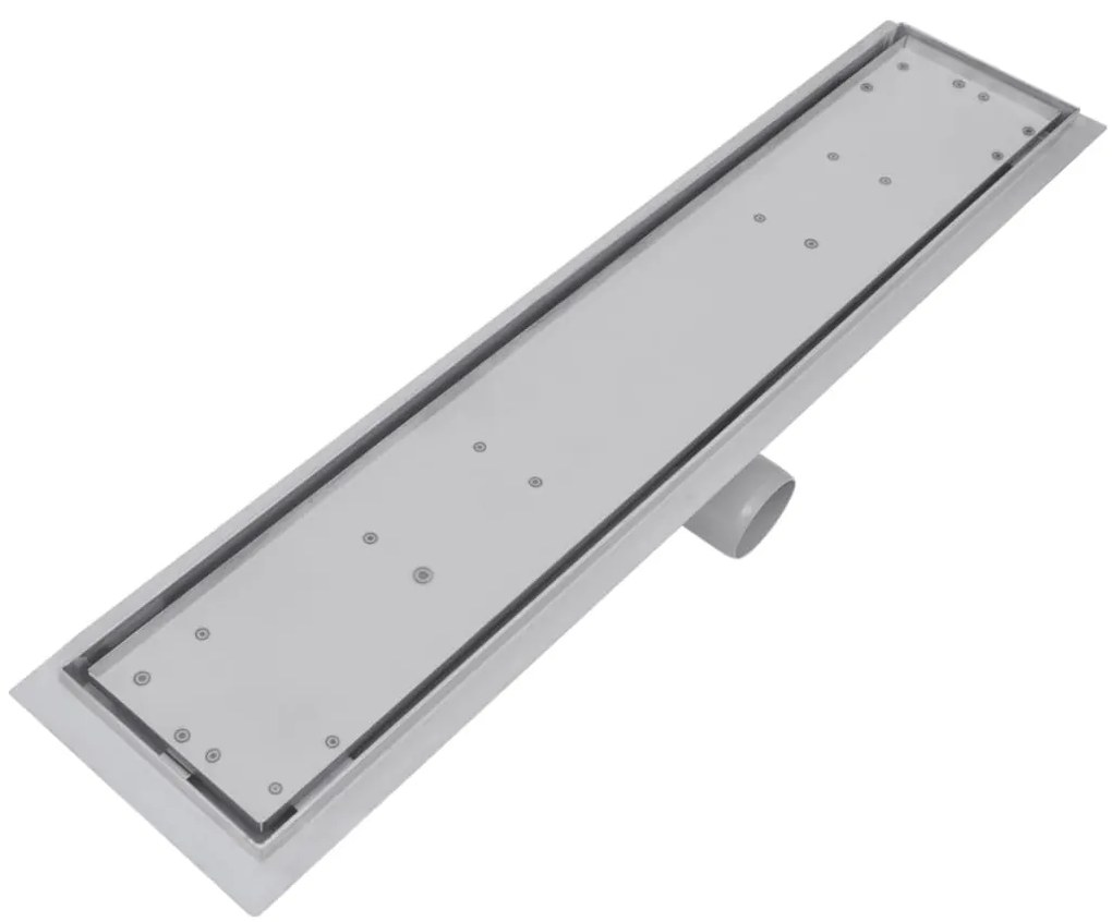 vidaXL Σιφόνια Ντουζιέρας Γραμμικά 2 τεμ. 630x140 χιλ. Ανοξείδ. Ατσάλι