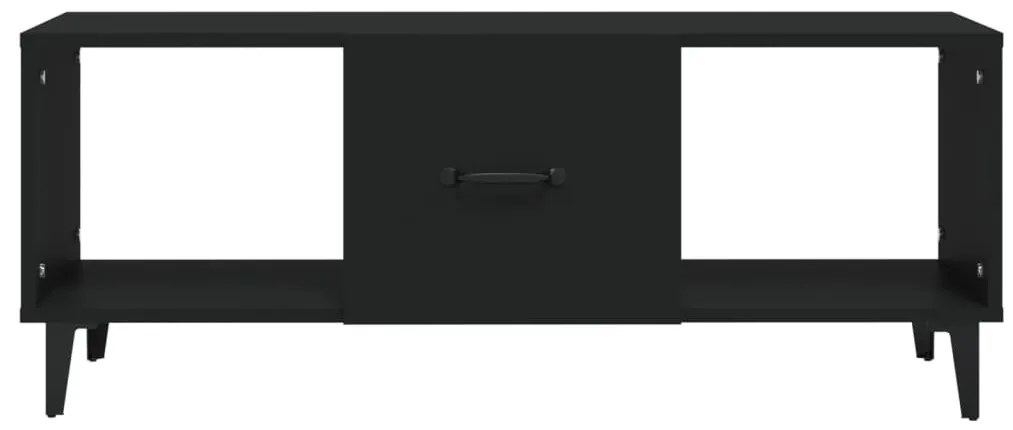 vidaXL Τραπεζάκι Σαλονιού Μαύρο 102x50x40 εκ. από Επεξεργασμένο Ξύλο