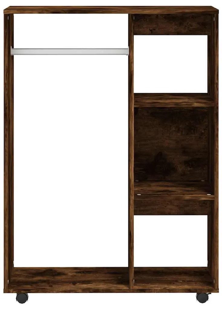 vidaXL Ντουλάπα Καπνιστή Δρυς 80 x 40 x 11 εκ. από Επεξεργασμένο Ξύλο