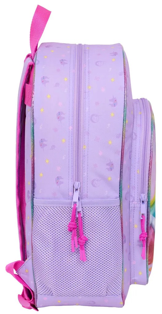 Σχολική Τσάντα Unicorn Academy Λιλά 33 x 42 x 14 cm