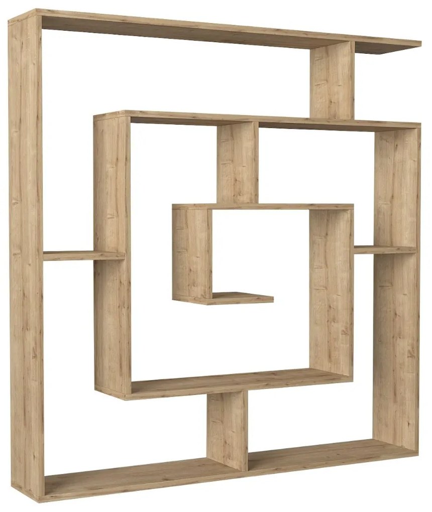 Βιβλιοθήκη ArteLibre Ithaki Φυσικό 125x22x130cm-14410032