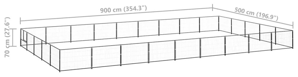 ΣΠΙΤΑΚΙ ΣΚΥΛΟΥ ΜΑΥΡΟ 45 Μ² ΑΤΣΑΛΙΝΟ 3082161