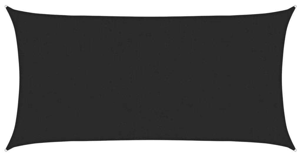 vidaXL Πανί Σκίασης Μαύρο 2,5 x 4,5 μ. από HDPE 160 γρ./μ²