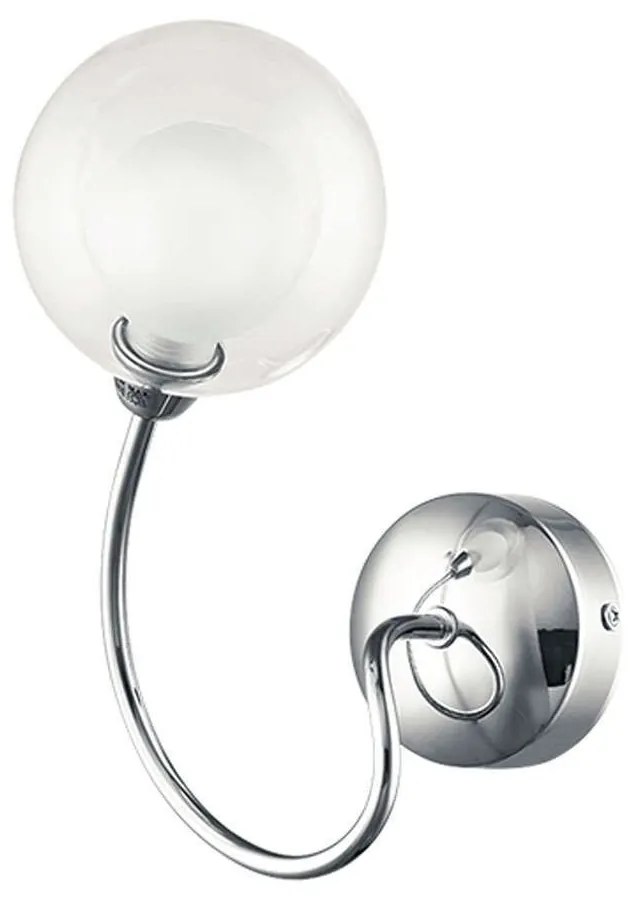 Φωτιστικό Τοίχου - Απλίκα Blog I-BLOG-AP1 1xG9 18x24cm Chrome Luce Ambiente Design Metal, Glass