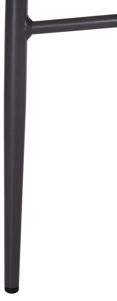 Καρέκλα LYNN C6267.01 Αλουμινίου Ανθρακί με P.E. Rattan Φυσικό 57x61x79Υ εκ. 57x61x79 εκ.