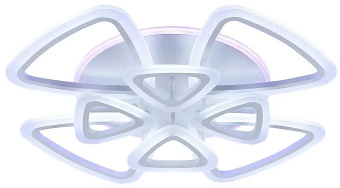 Φωτιστικό οροφής LED - Πλαφονιέρα με Dimmer - 5132-8WH+RGB - 943680-943680