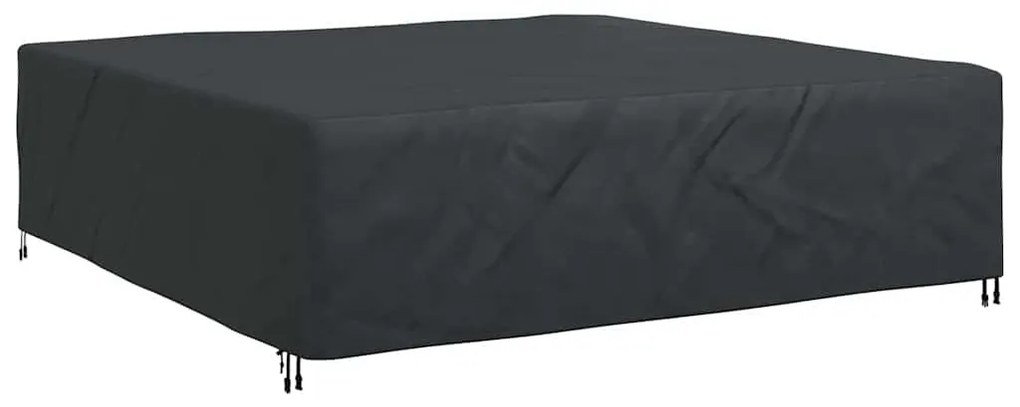 vidaXL Κάλυμμα επίπλων Μονόχρωμο Μαύρο 275 x 275 x 70 εκ. 210D