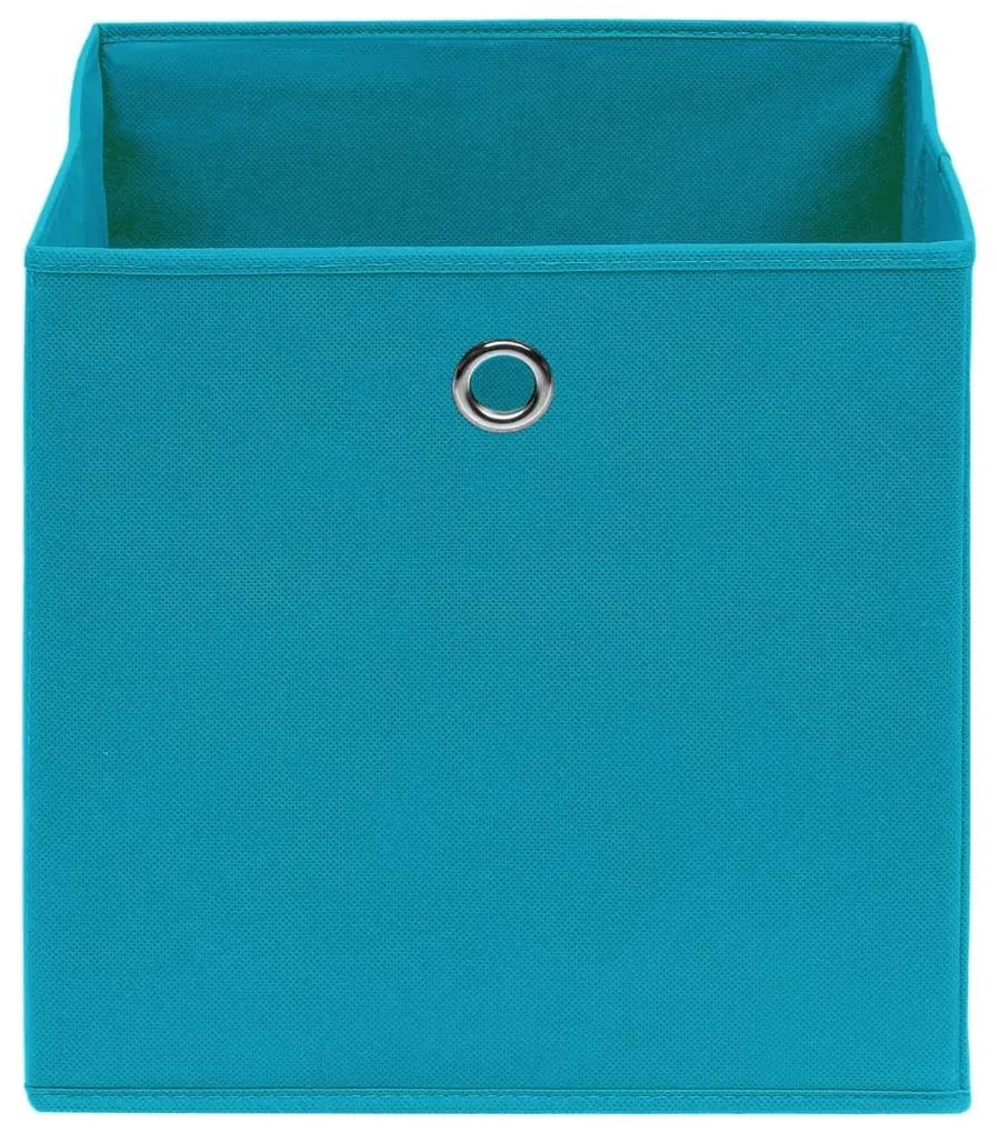 Κουτιά Αποθήκευσης 10 τεμ. Γαλάζια 28x28x28 εκ.Ύφασμα Non-woven - Μπλε
