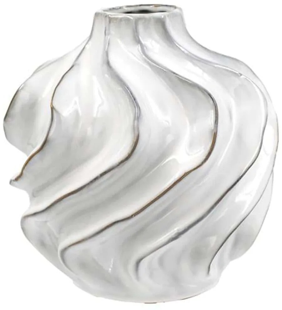 Βάζο 0048-125-011 20x21cm White Κεραμικό