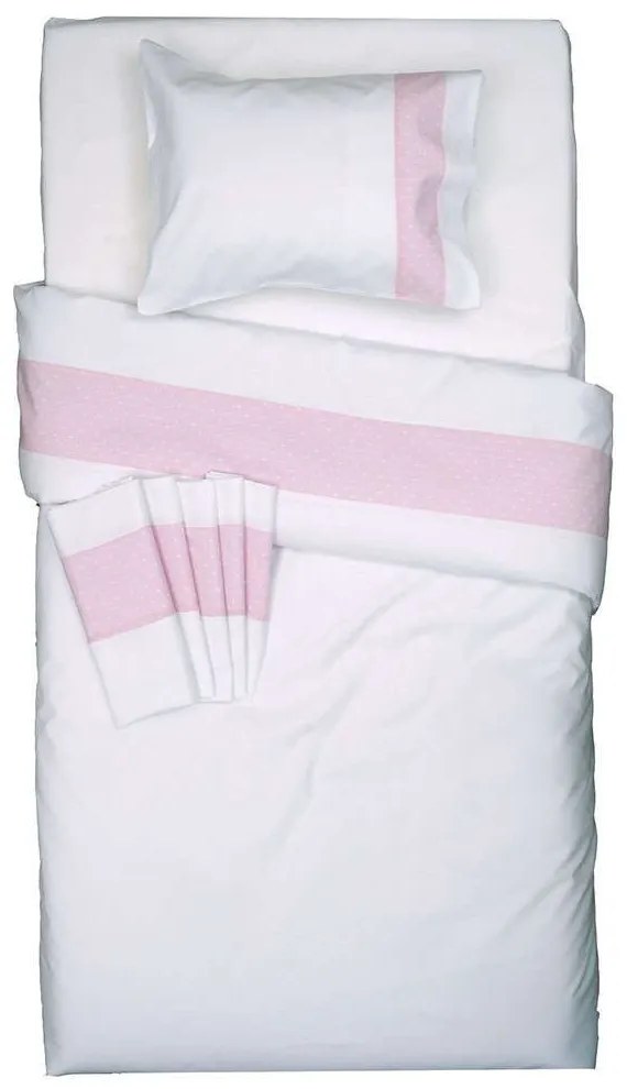 Κουβερλί Βρεφικό Σχ. Ρόμπιν Pink Viopros 120x160cm 100% Cotton