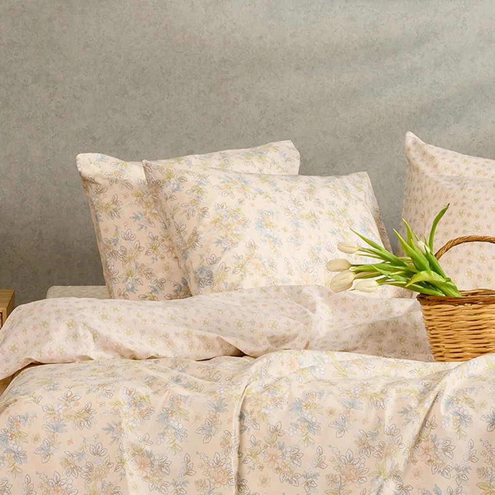 Ζεύγος Μαξιλαροθήκες (50x70) Melinen Casual Line Chloe Peach