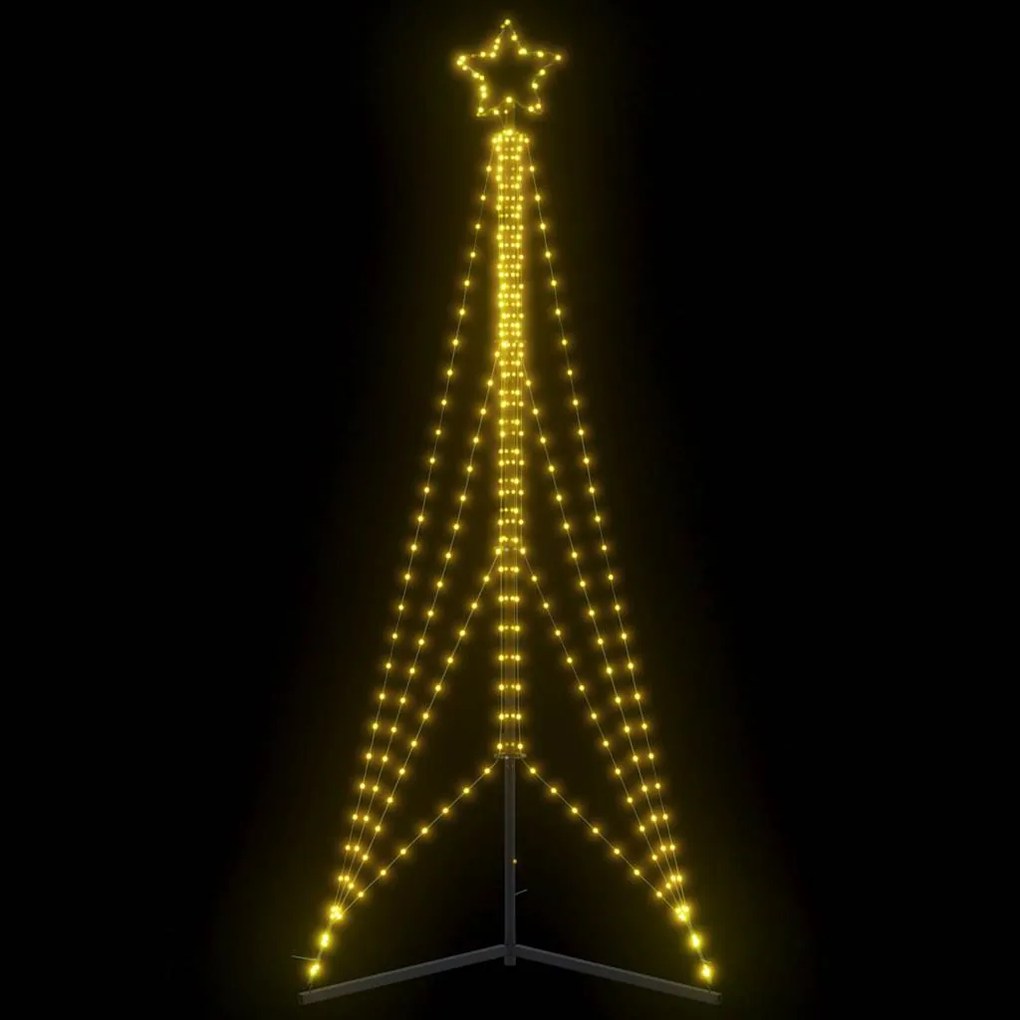 vidaXL Χριστουγεννιάτικο δέντρο LED 483 LED Θερμό Λευκό 240 εκ.