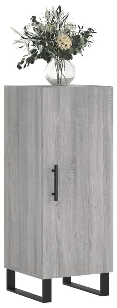 vidaXL Ντουλάπι Γκρι Sonoma 34,5x34x90 εκ. από Επεξεργασμένο Ξύλο