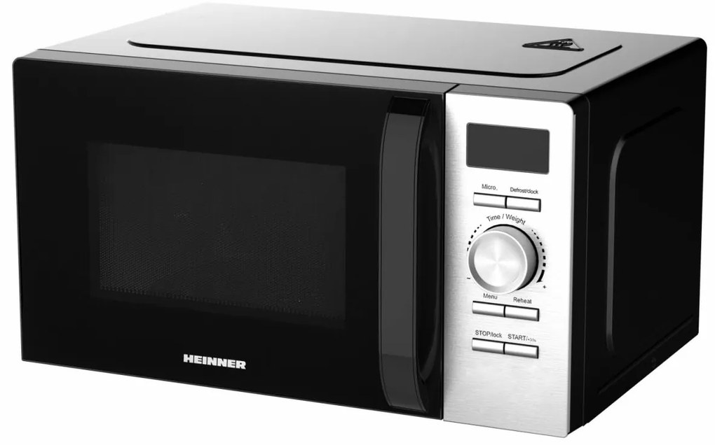 Heinner HMW-D2060BK Φούρνος Μικροκυμάτων 20lt, Μαύρος