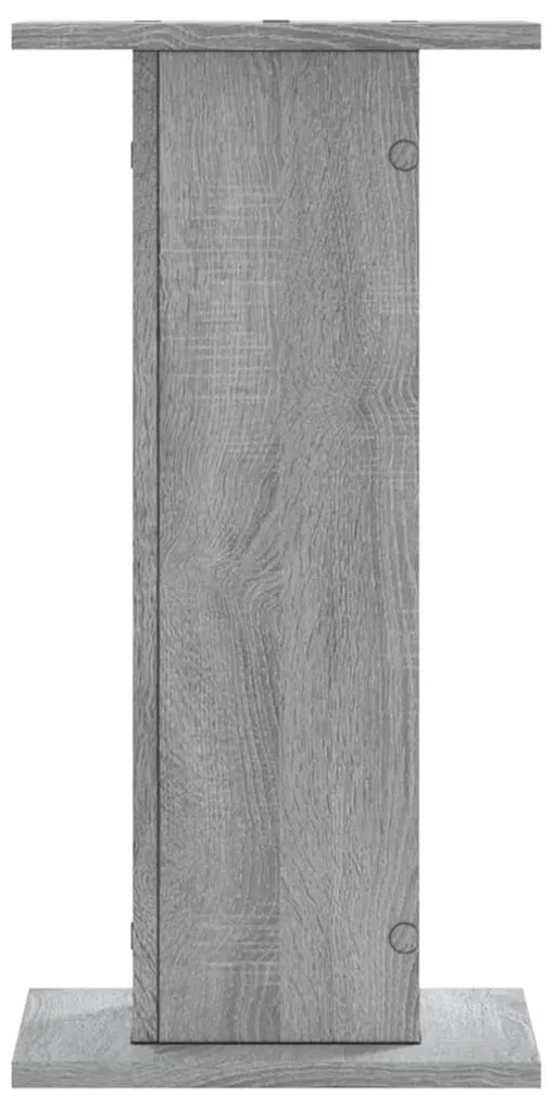 vidaXL Βάσεις Ηχείων 2 Τεμ. Γκρι Sonoma 30x30x60εκ. Επεξεργασμένο Ξύλο