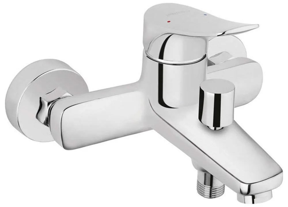 Μπαταρία Μπάνιου Espacio BES1 Chrome Ferro Metal