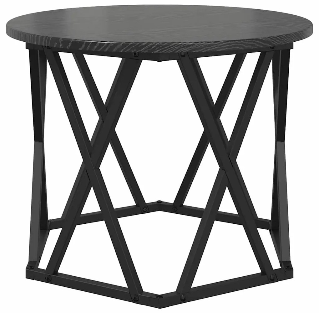 vidaXL Κομοδίνο Μονάδας 3 pcs Μαύρη δρυς 53 x 53 x 40 cm