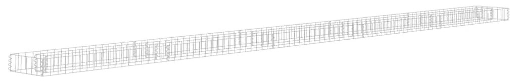 vidaXL Συρματοκιβώτιο-Γλάστρα Υπερυψωμένη 450x30x10 εκ. Γαλβ. Χάλυβας