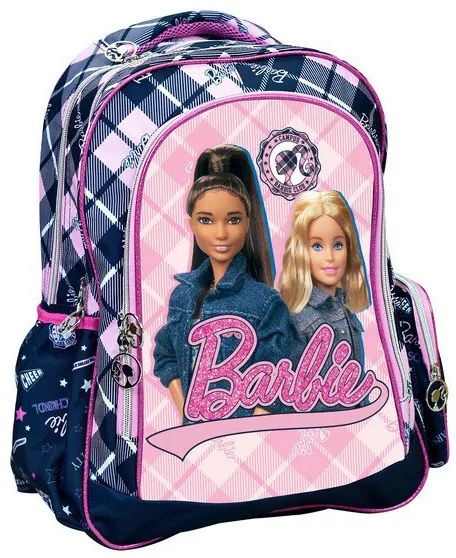 Σχολική Τσάντα Δημοτικού (35x20x46) Gim Barbie Varsity
