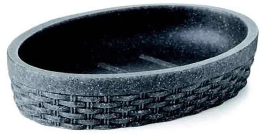 Σαπουνοθήκη Nest 06788.001 14x9cm Grey Polyresin